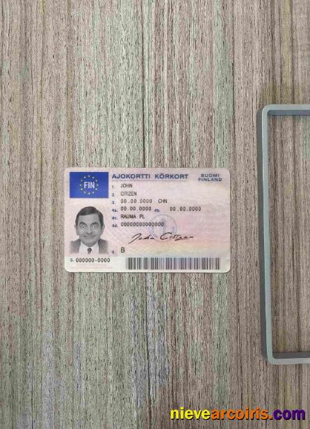 Finland driving license photolook